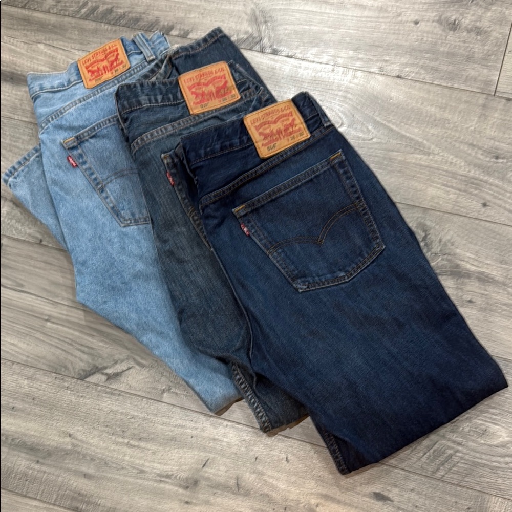 Levi's Men's 36x32 bundle of three